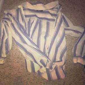 Large button up blouse